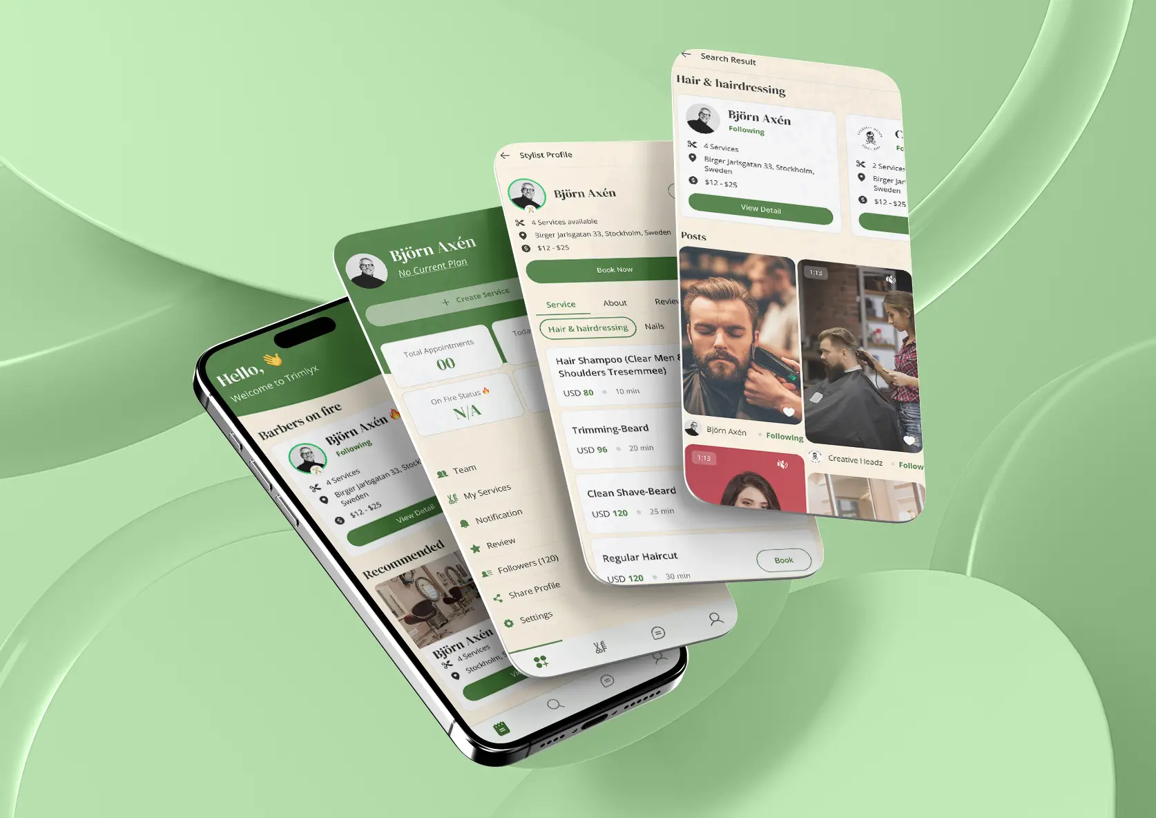 Trimlyx: Barber & Salon Networking App