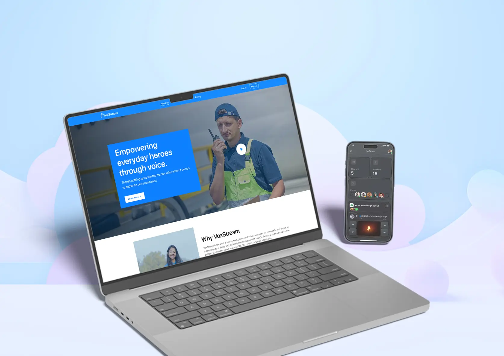 Voxstream: A Voice Communication System